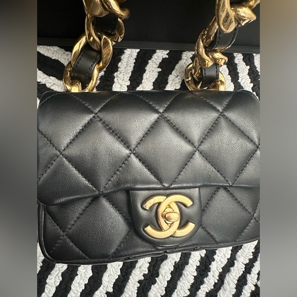 Chanel mini flap chunky chain RARE - Picture 11 of 17